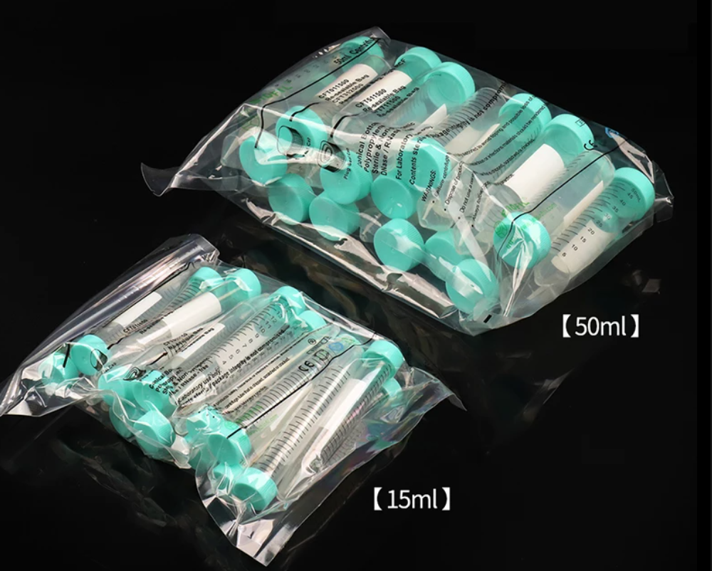 Centrifuge tube with screw cap- sterile 15 ml (25ea/pkg, 500ea/case) 1 ลัง-หลอดปั่นเหวี่ยง 15 ml(500 ชิ้น/ลัง)