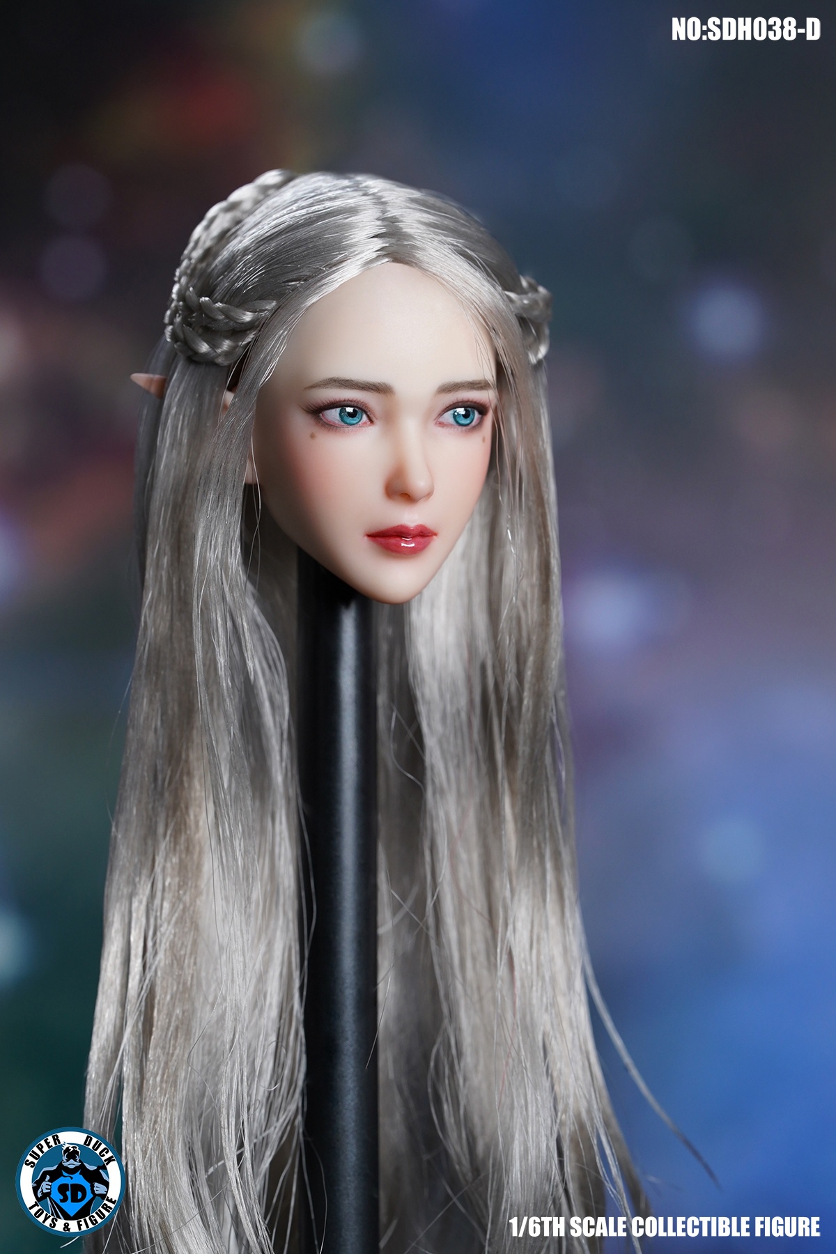 SUPER DUCK SDH038-B,D 1/6 ELF Female Headsculpt