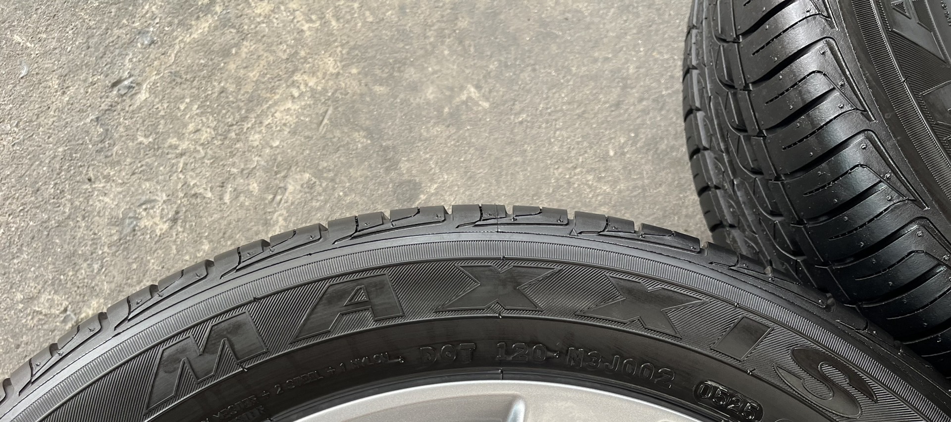 ✨ยางใหม่ป้ายแดง✨185-60-15 Maxxis💥ปี 25💥💖ใหม่กริ๊บๆ🚗ถอดจากโชว์รูม