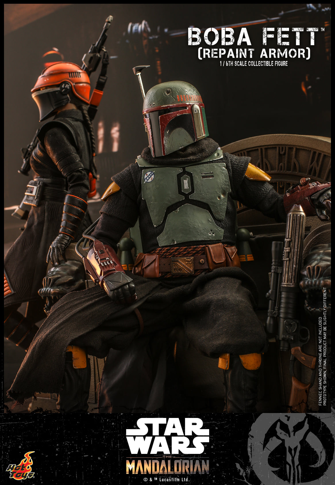 Hot Toys TMS055B 1/6 Star Wars: The Mandalorian™ - Boba Fett (Repaint Armor) Special Bonus