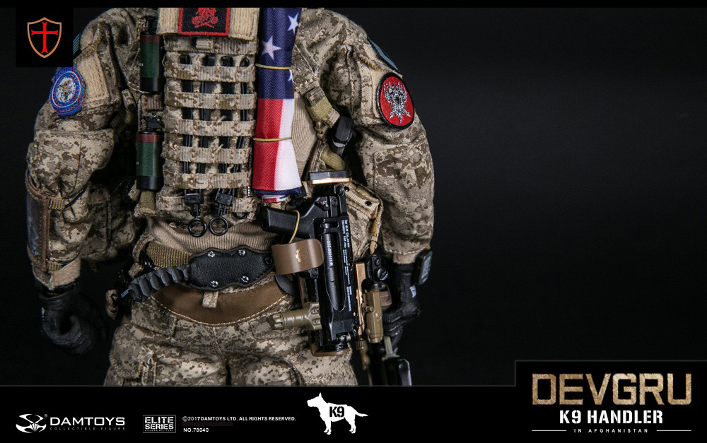 DAMTOYS No.78040, No.78040-1 DEVGRU K9-handler in Afghanistan