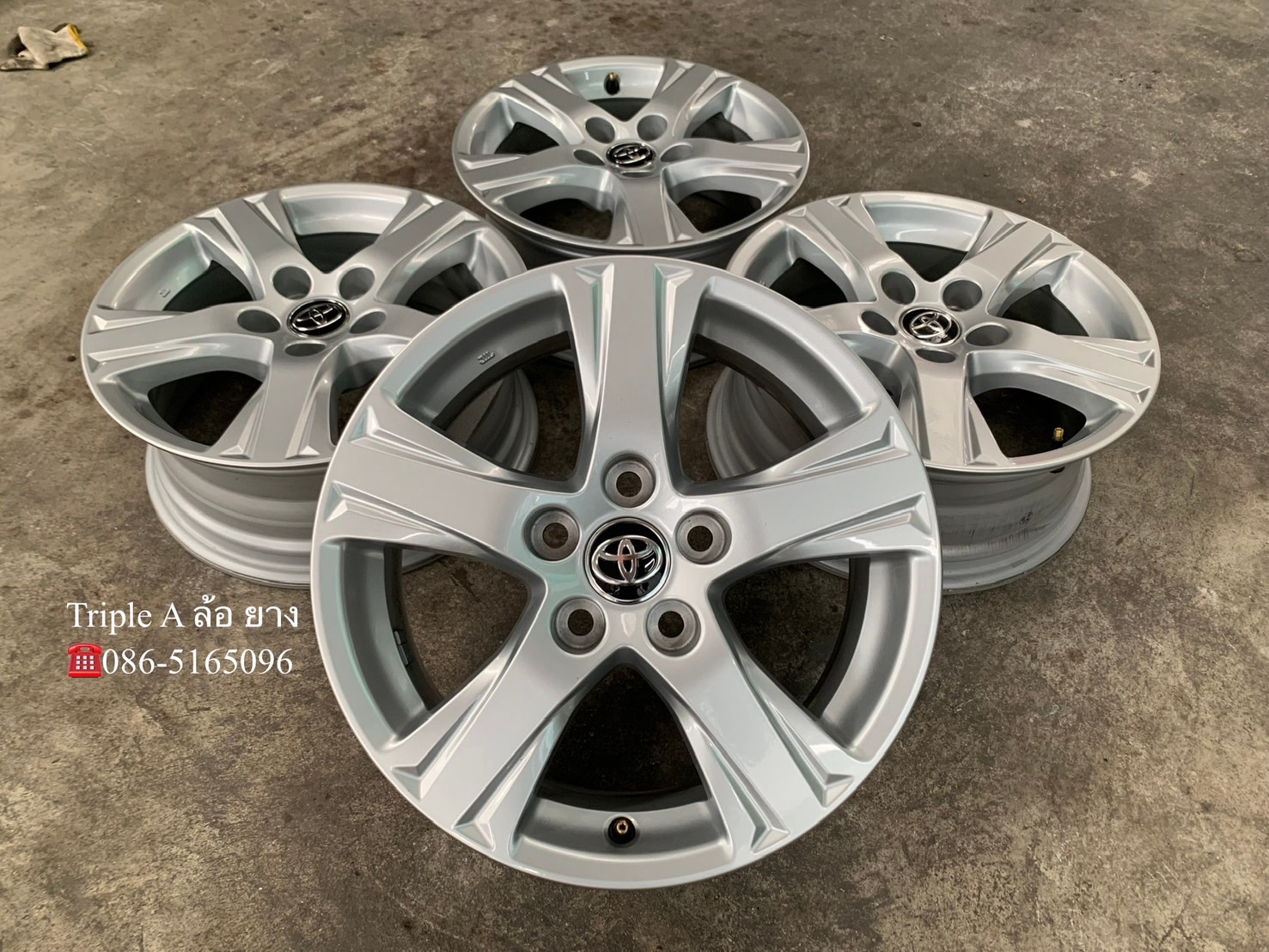 ✨ล้อแม็กป้ายแดง✨5รู114✨Toyota Alphard ขอบ 16💖สวยกริ๊บ💖