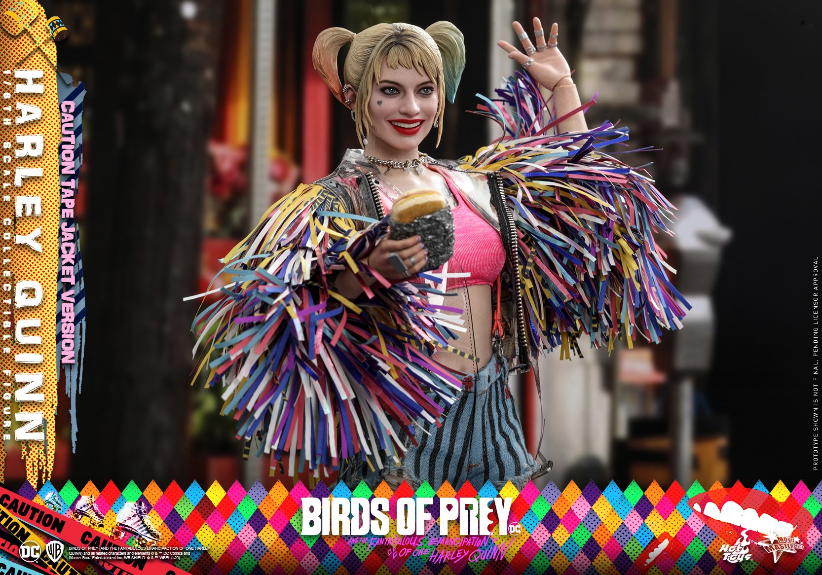 Hot Toys MMS566 Birds of Prey - Harley Quinn (Caution Tape Jacket Version)