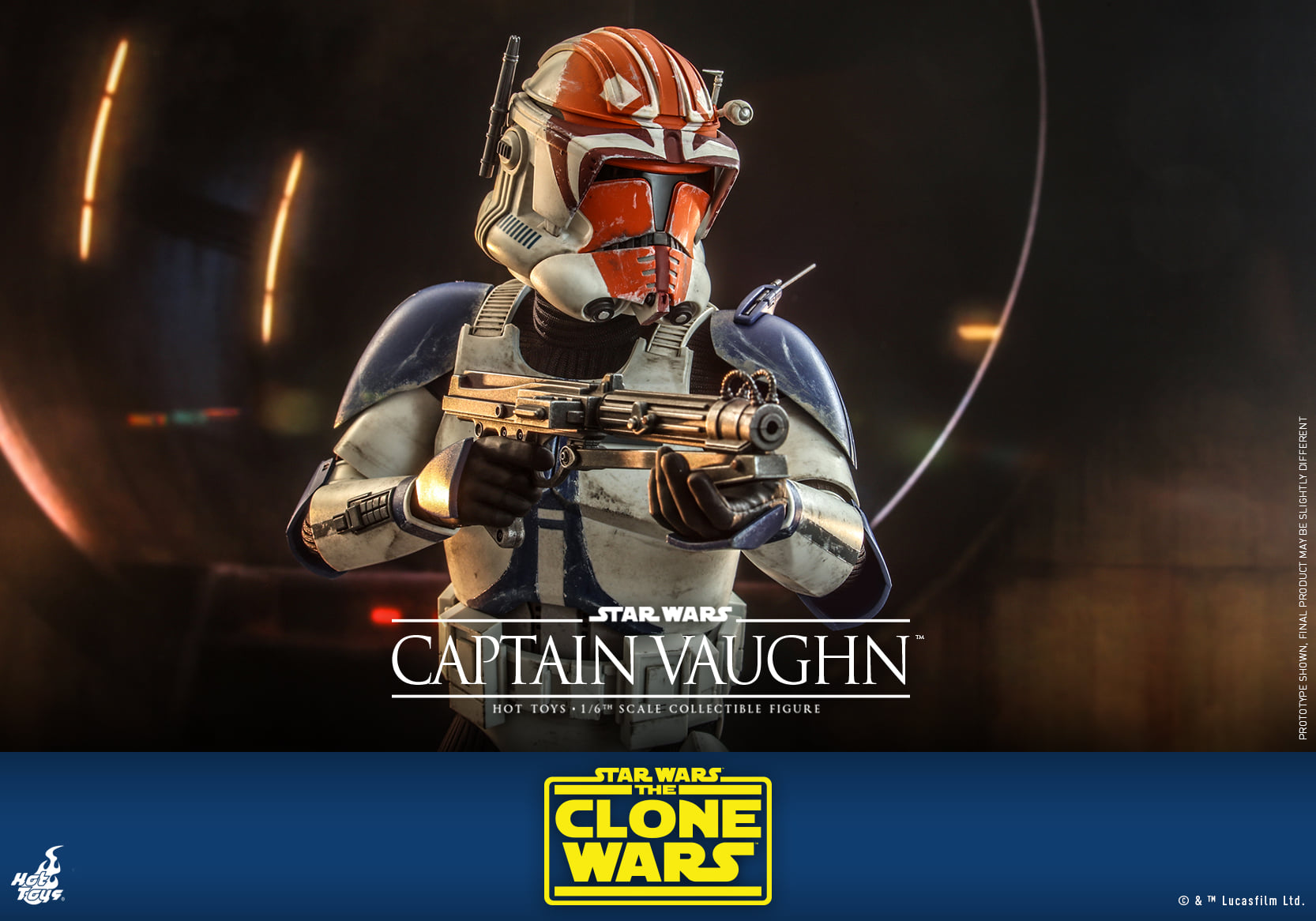 Hot Toys TMS065 1/6 Star Wars: The Clone Wars™ - Captain Vaughn™
