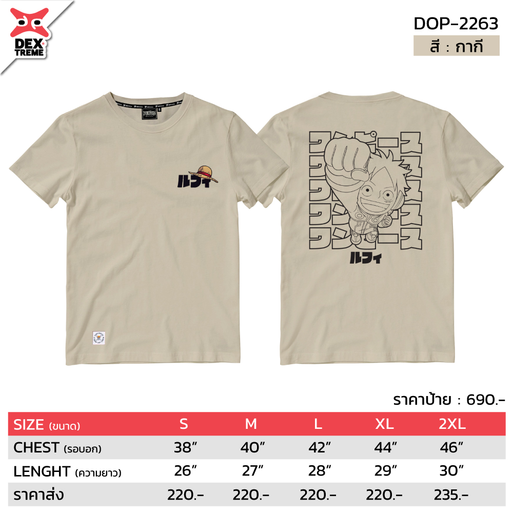 เสื้อยืด Tees One Piece Luffy Egghead
