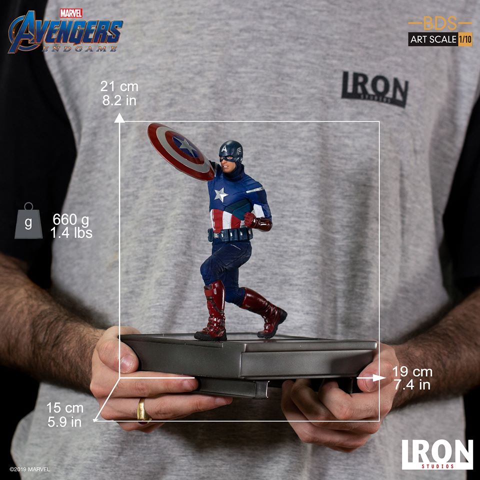 Iron Studios BDS Art Scale 1/10 Avengers: Endgame - Captain America 2012