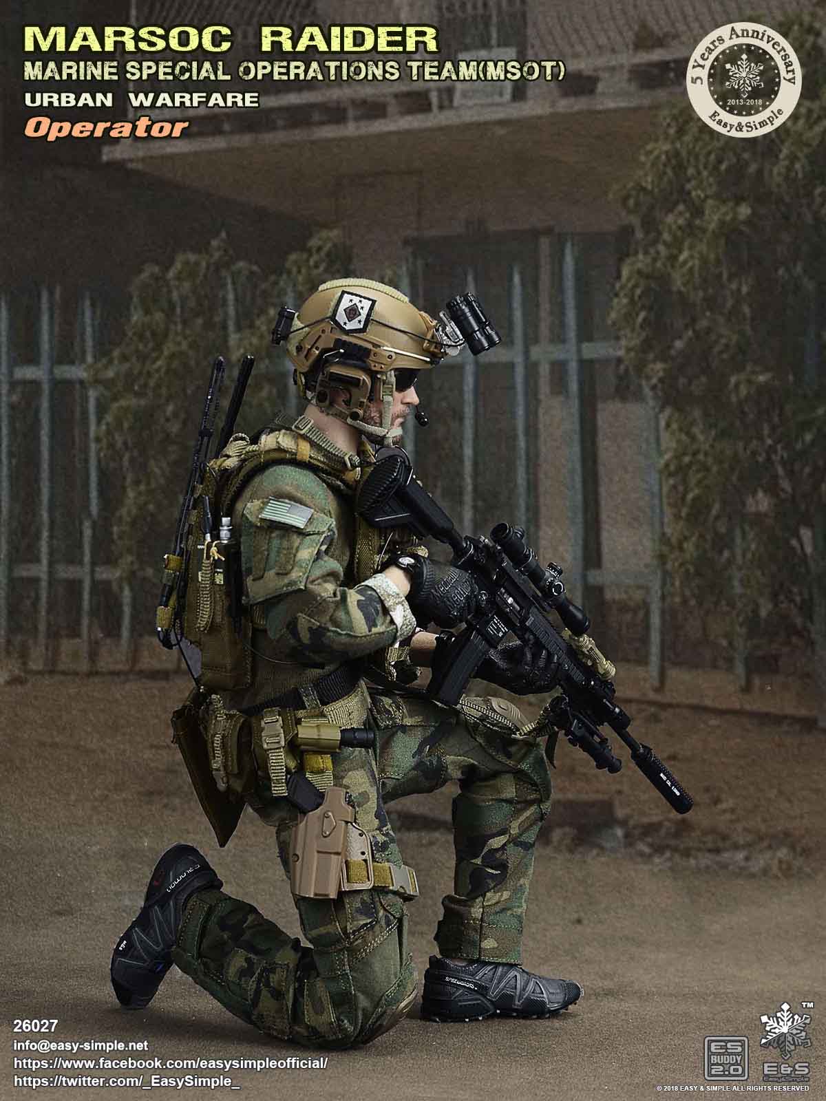 Easy&Simple 26027 MARSOC Raider Urban Warfare Operator (5 Years Anniversary)