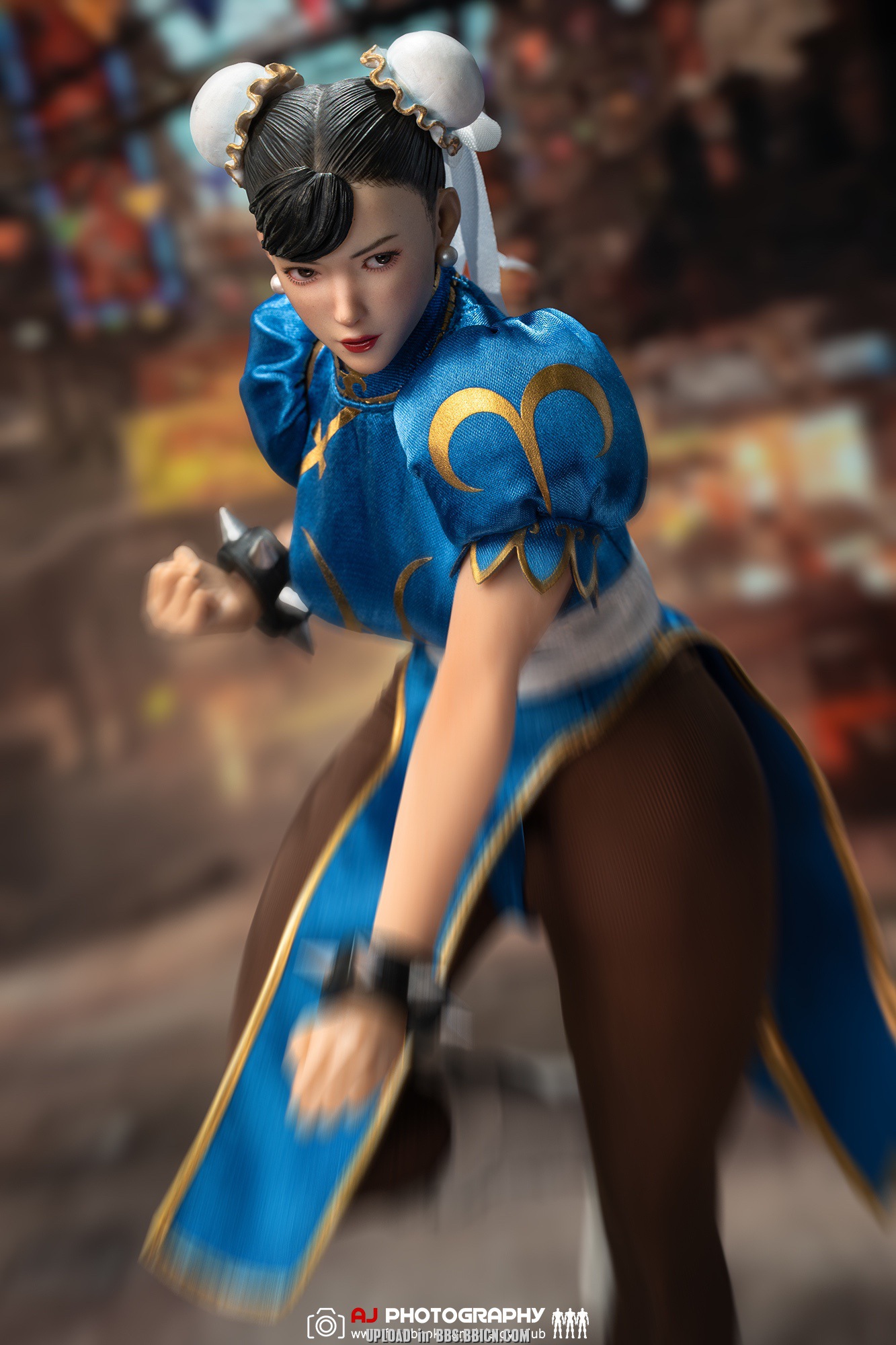 STAR MAN MS-008A Female fighter Chun-li (Blue Cheongsam Version)