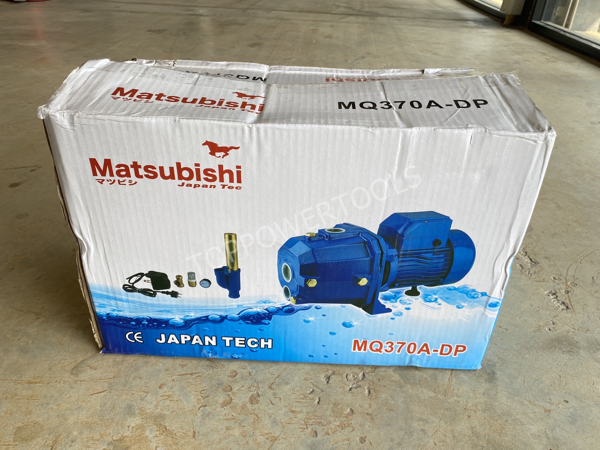 ปั๊มหอยโข่งเจ็ทคู่ AUTO MQ370A-DP 1"x1HP MATSUBISHI