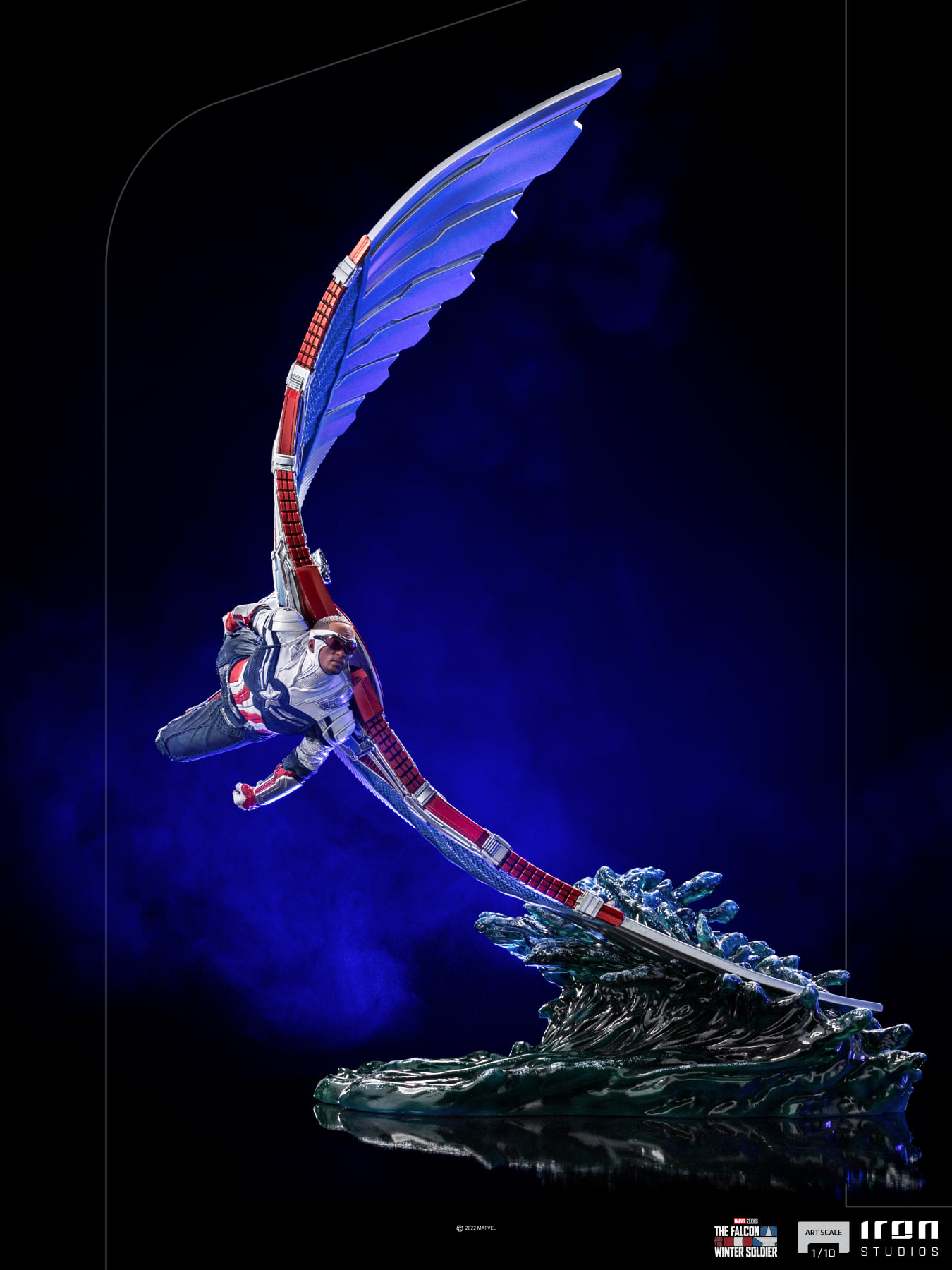 Iron Studios BDS Art Scale 1/10 The Falcon and the Winter Soldier - Captain America Sam Wilson Deluxe