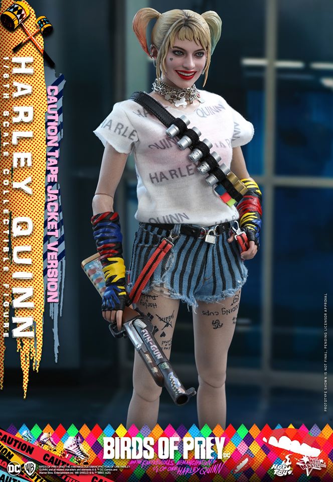 Hot Toys MMS566 Birds of Prey - Harley Quinn (Caution Tape Jacket Version)