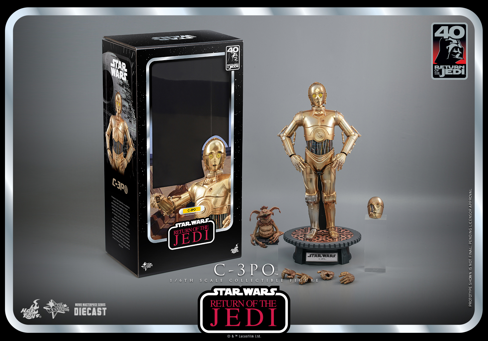 Hot Toys MMS701D56 1/6 Star Wars Episode VI: Return of the Jedi™ - C-3PO™