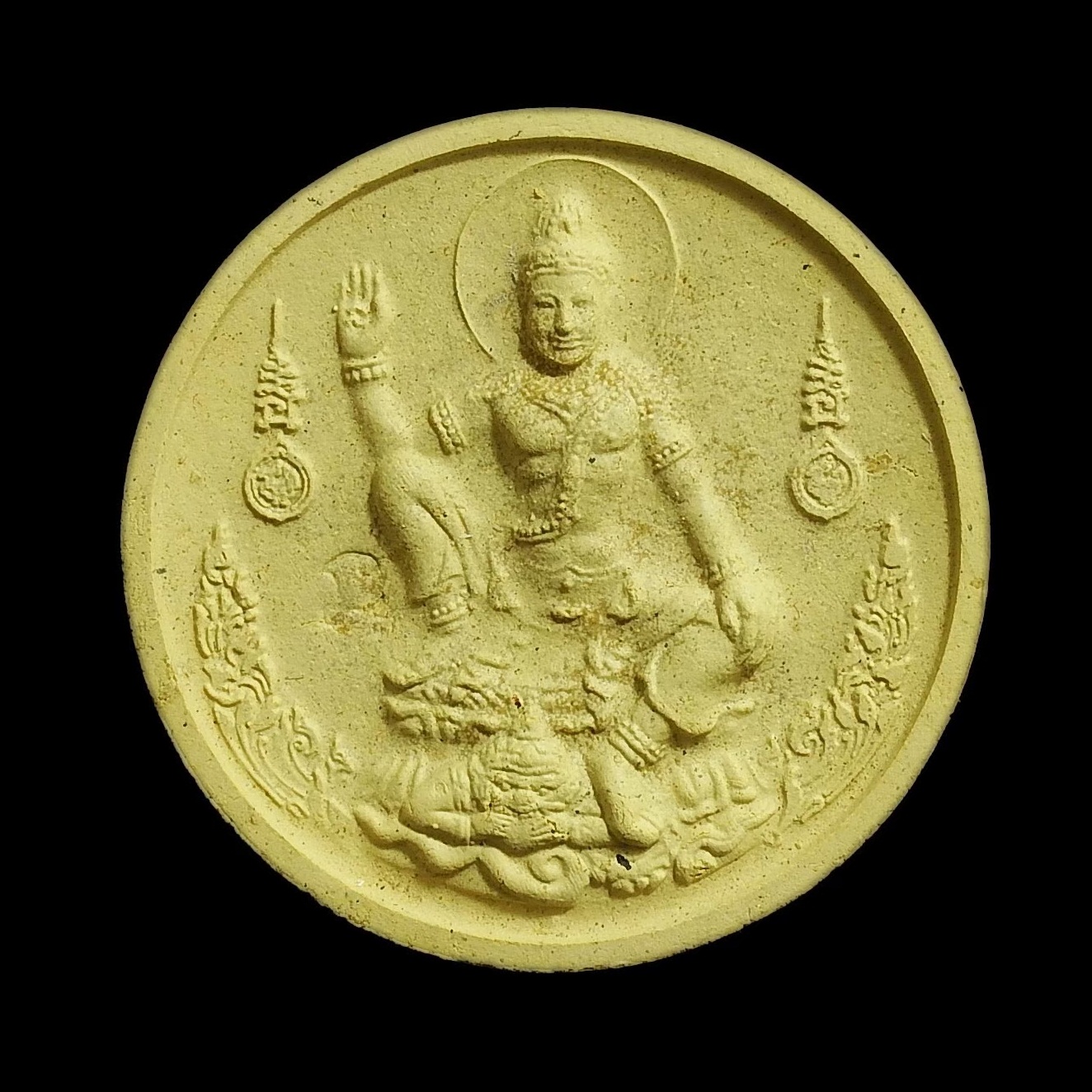 จตุคามรามเทพ รุ่นมหาโชค มหาชัย วัดป้อมวิเชียรโชติการาม ผงไม้จักรพรรดิ วปช 1130