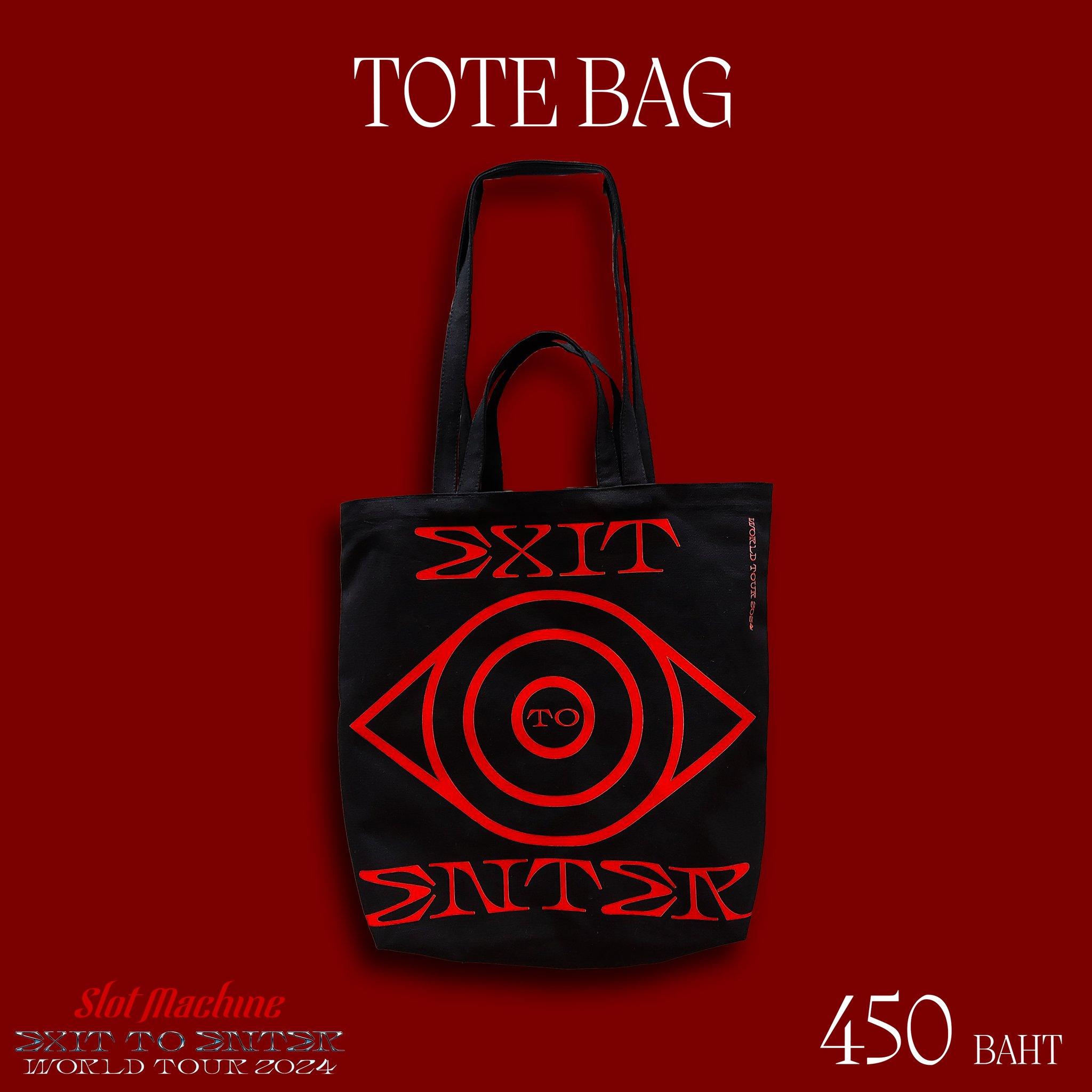 TOTE BAG : SLOT MACHINE - EXIT TO ENTER