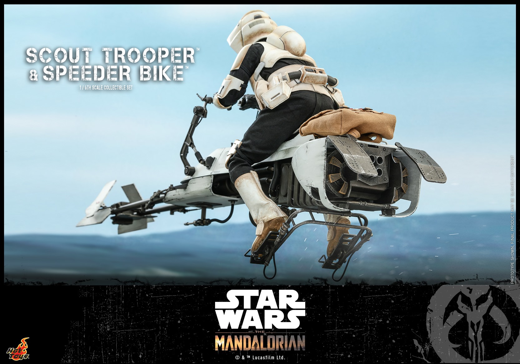 Hot Toys TMS017 The Mandalorian 1/6 Scout Trooper and Speeder Bike