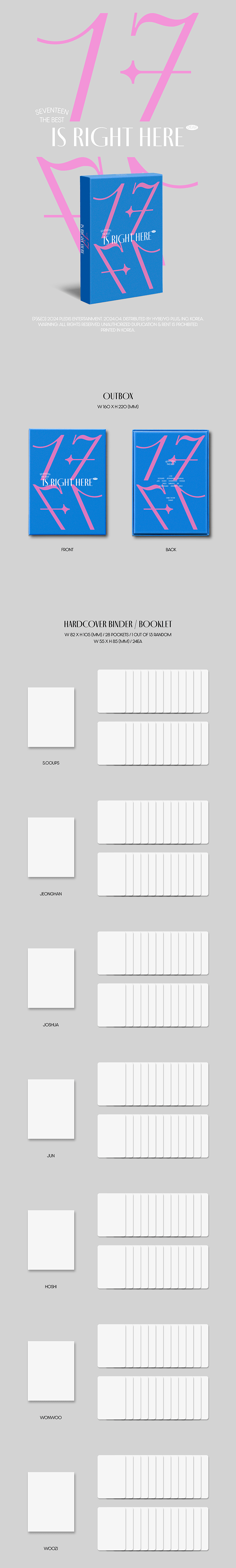 [รับกด+นำเข้าสินค้า] SEVENTEEN - BEST ALBUM [17 IS RIGHT HERE]