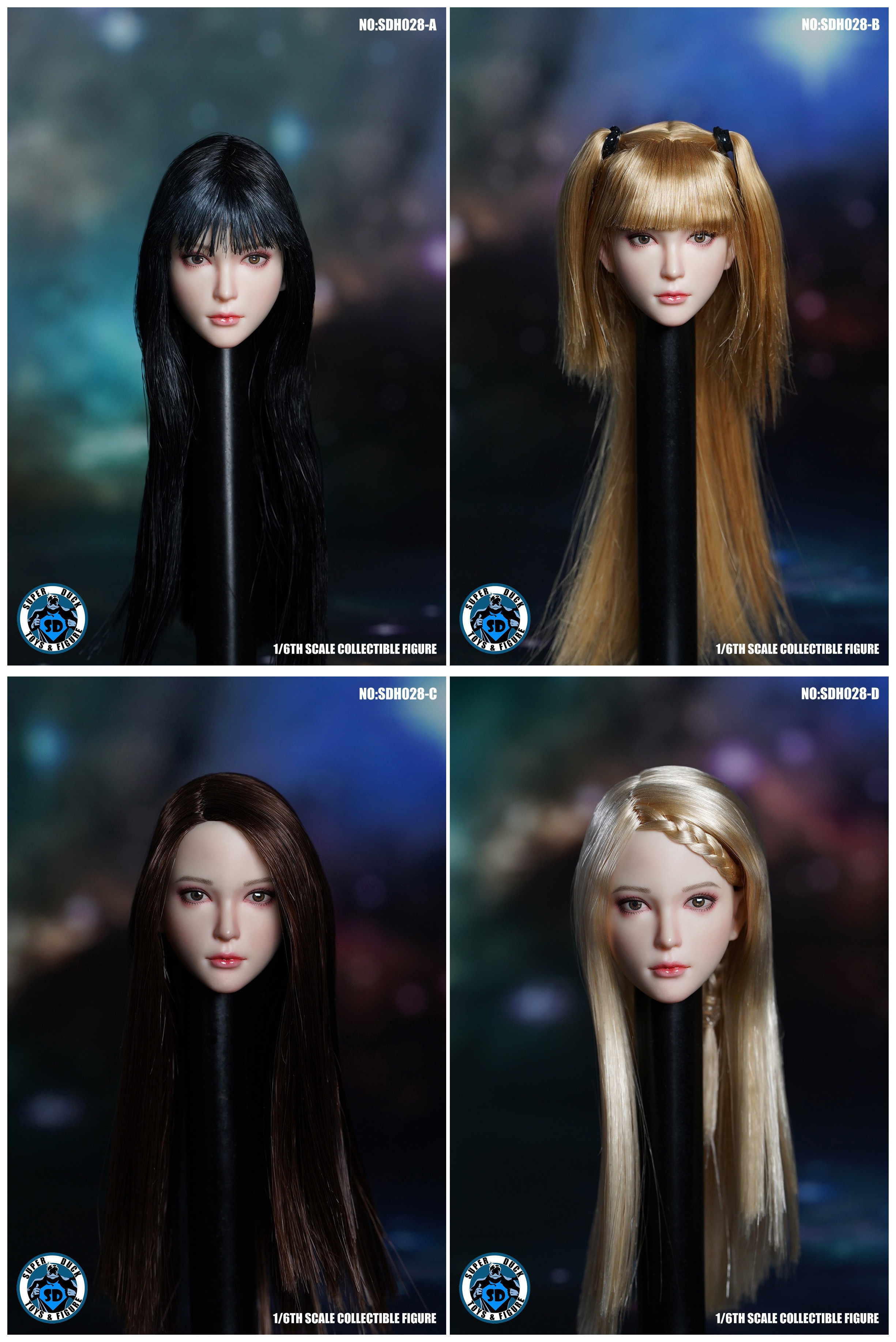 SUPER DUCK SDH028 1/6 Female Headsculpt