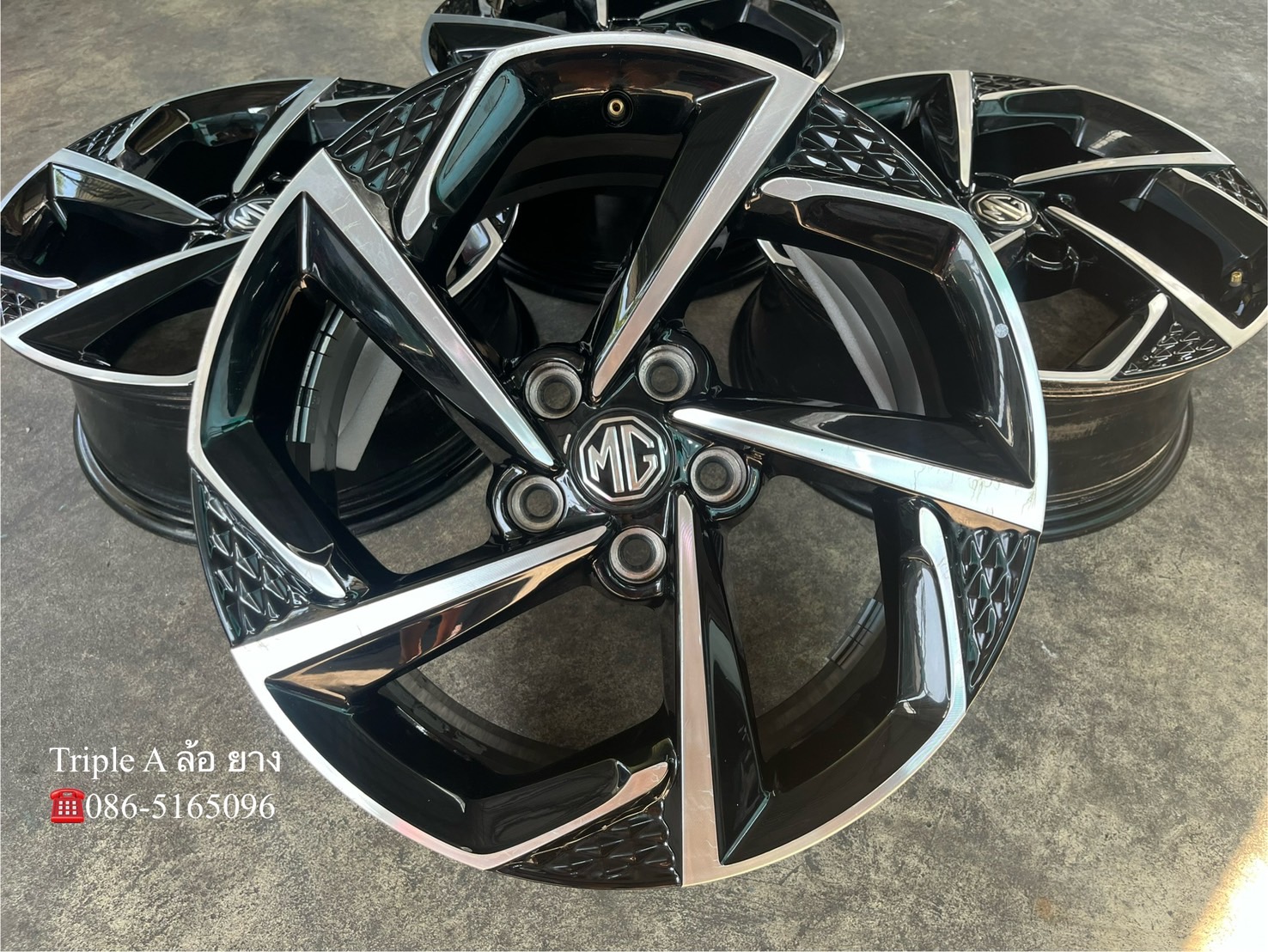 ✨ล้อแม็ก 5รู112✨MG5 ตัวท็อป ขอบ 17