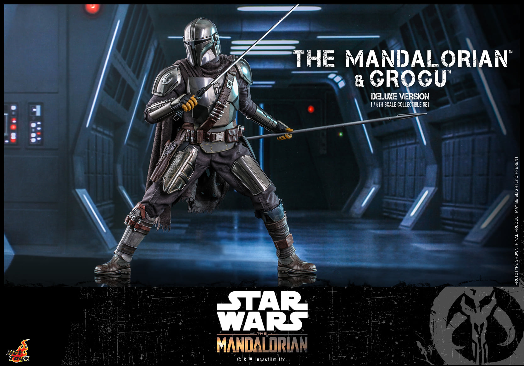 Hot Toys TMS052 1/6 Star Wars: The Mandalorian™ - The Mandalorian™ and Grogu™ (Deluxe Version)