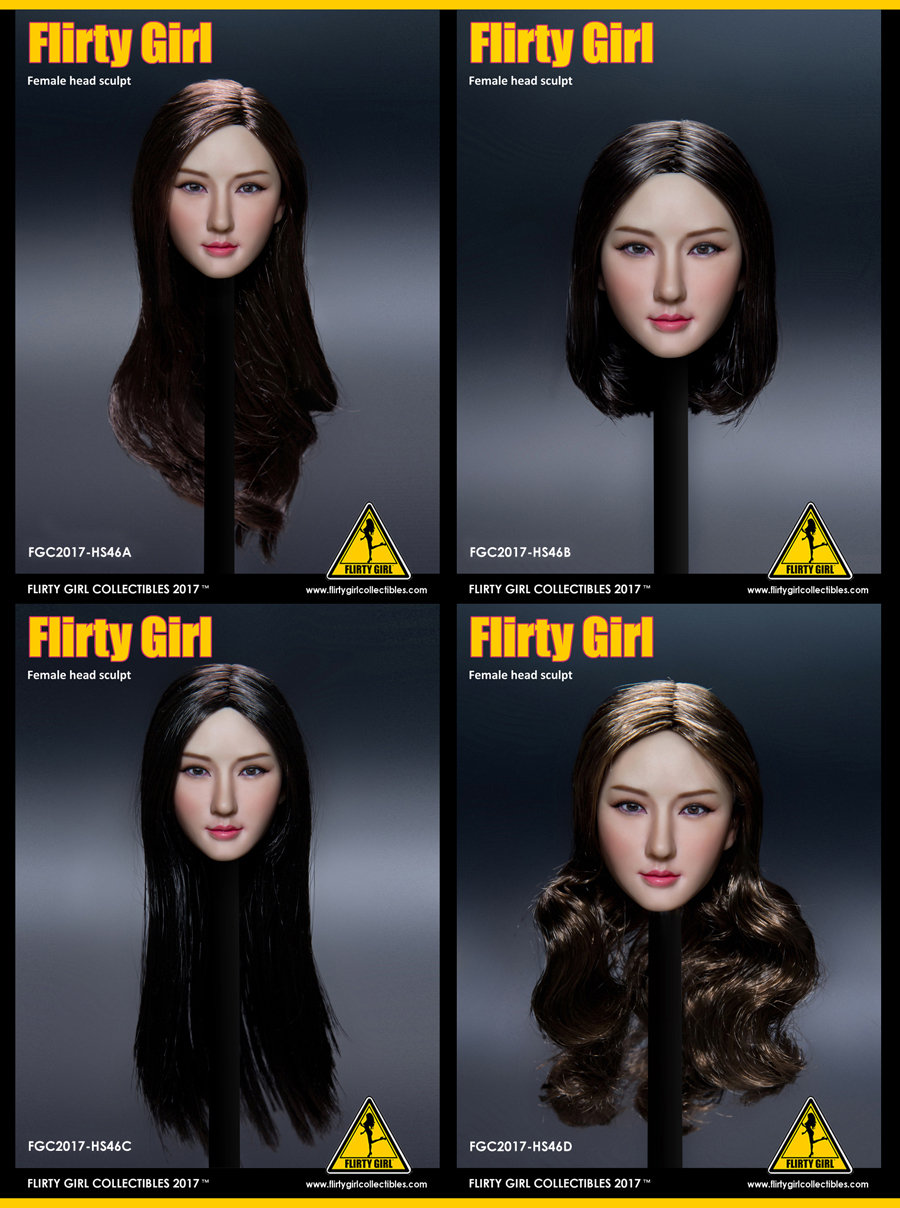 Flirty Girl FGC2017-HS46 Female Head sculpt