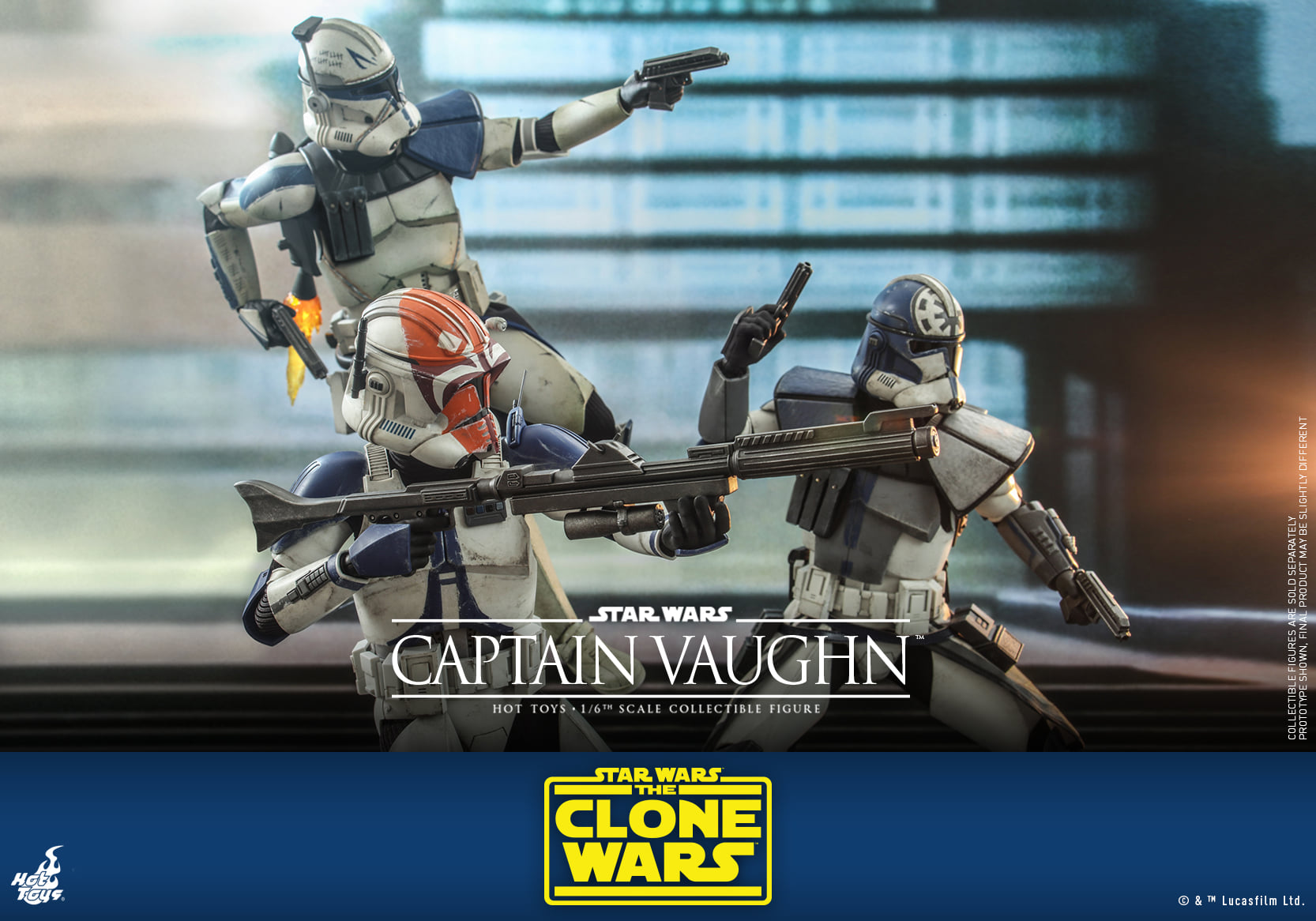 Hot Toys TMS065 1/6 Star Wars: The Clone Wars™ - Captain Vaughn™