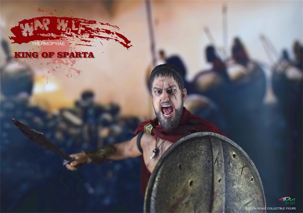 BY-ART G01 1/12 KING OF SPARTA
