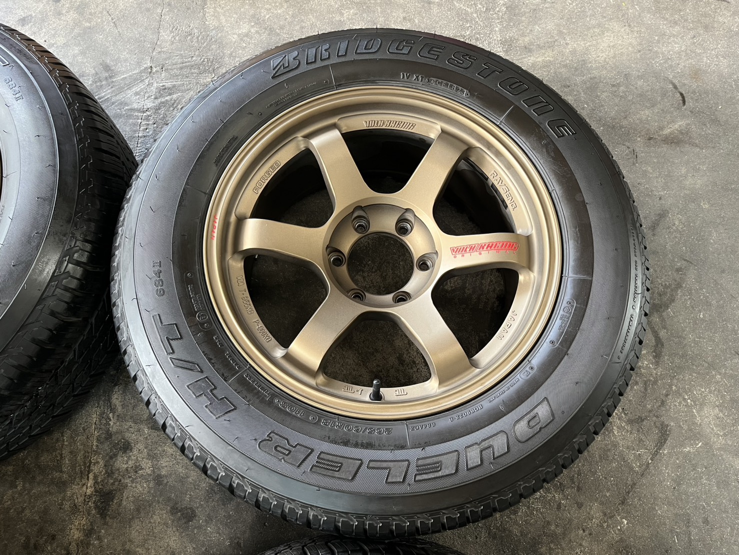 ✨ล้อแม็กพร้อมยาง 6รู139✨TE37 SUV (งาน Promax) ขอบ 18💖สวยกริ๊บ💖