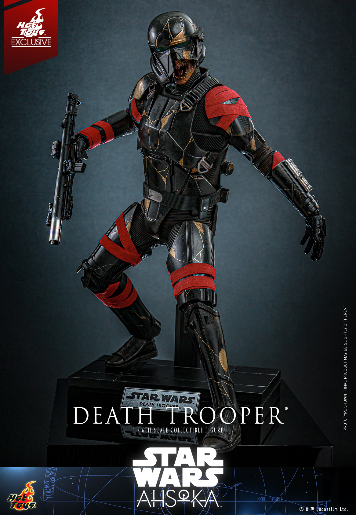 Hot Toys TMS134 Star Wars: Ahsoka - Death Trooper [Hot Toys Exclusive]