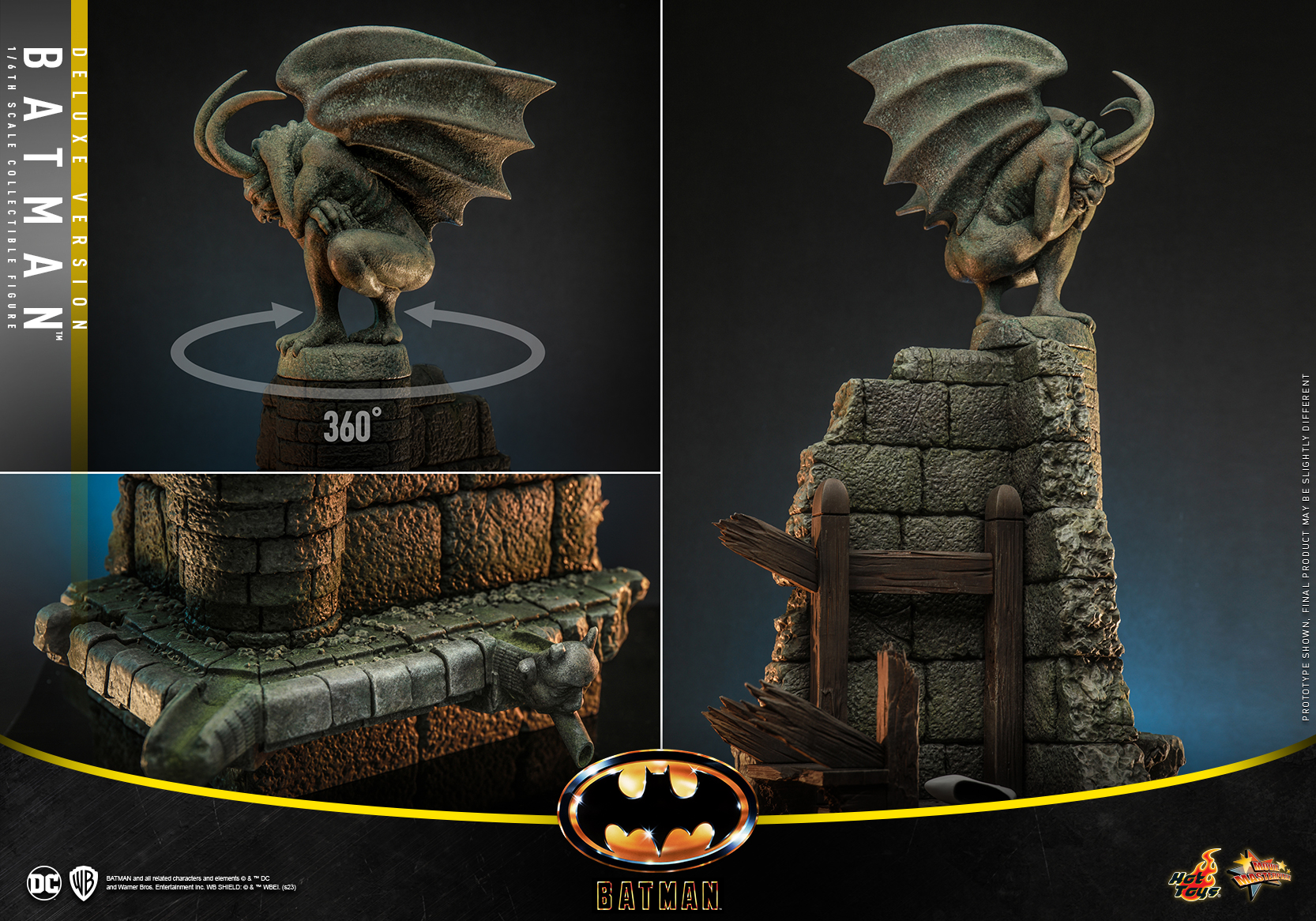 Hot Toys MMS693 1/6 Batman (1989) - Batman (Deluxe Version)