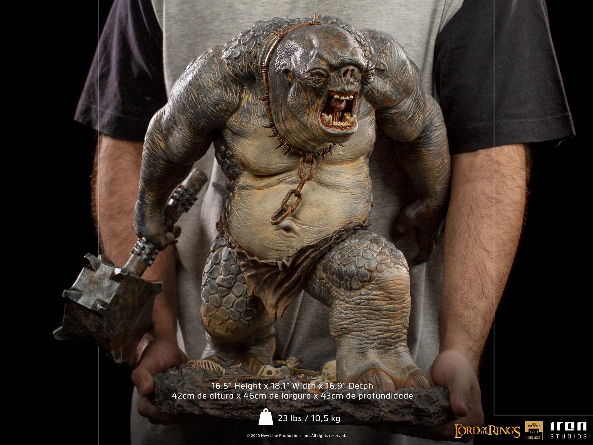 Iron Studios Deluxe BDS Art Scale 1/10 The Lord of the Rings - Cave Troll