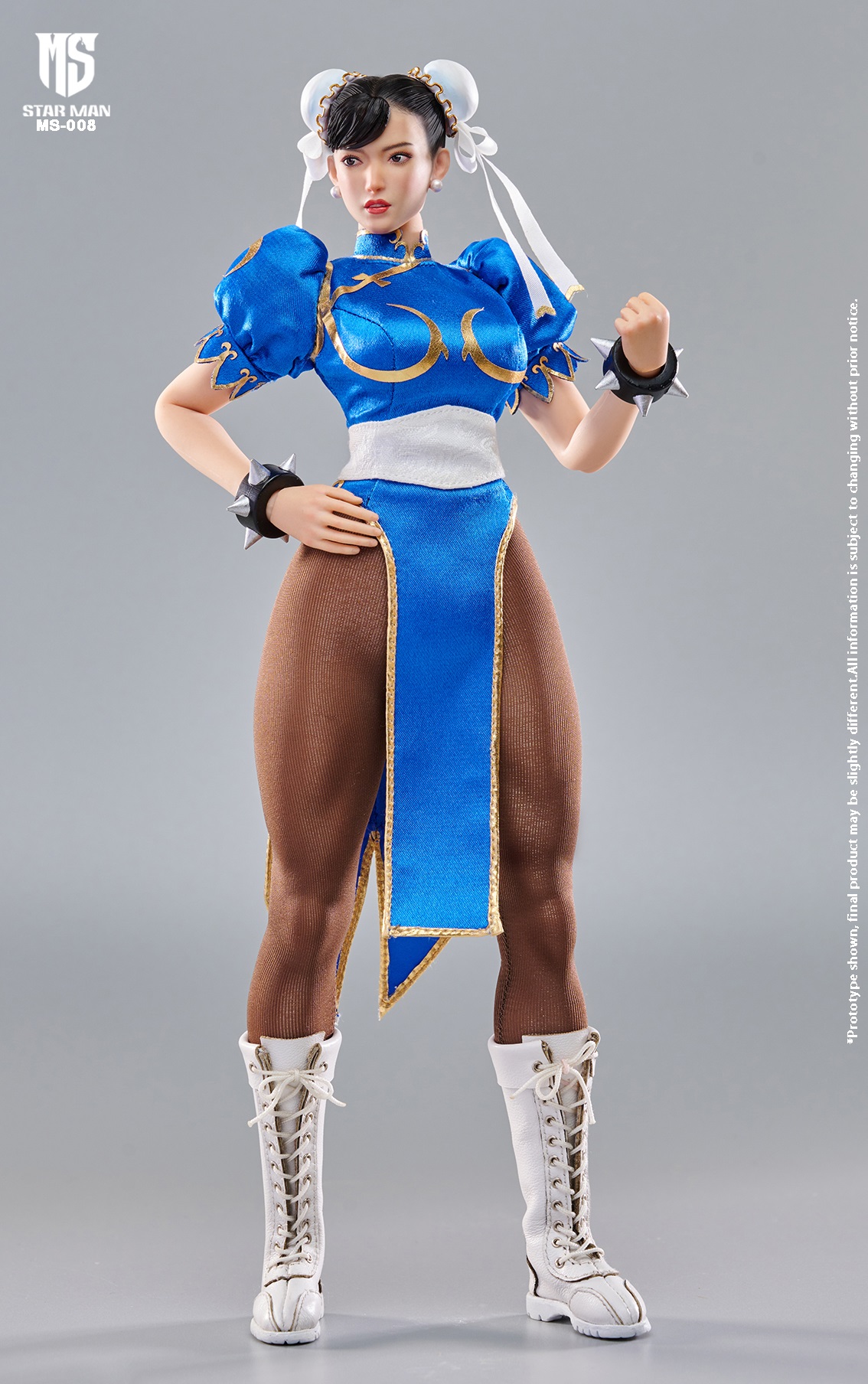 STAR MAN MS-008A Female fighter Chun-li (Blue Cheongsam Version)
