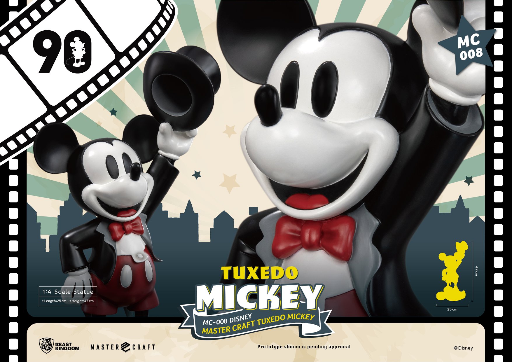Beast Kingdom 1/4 Tuxedo Mickey