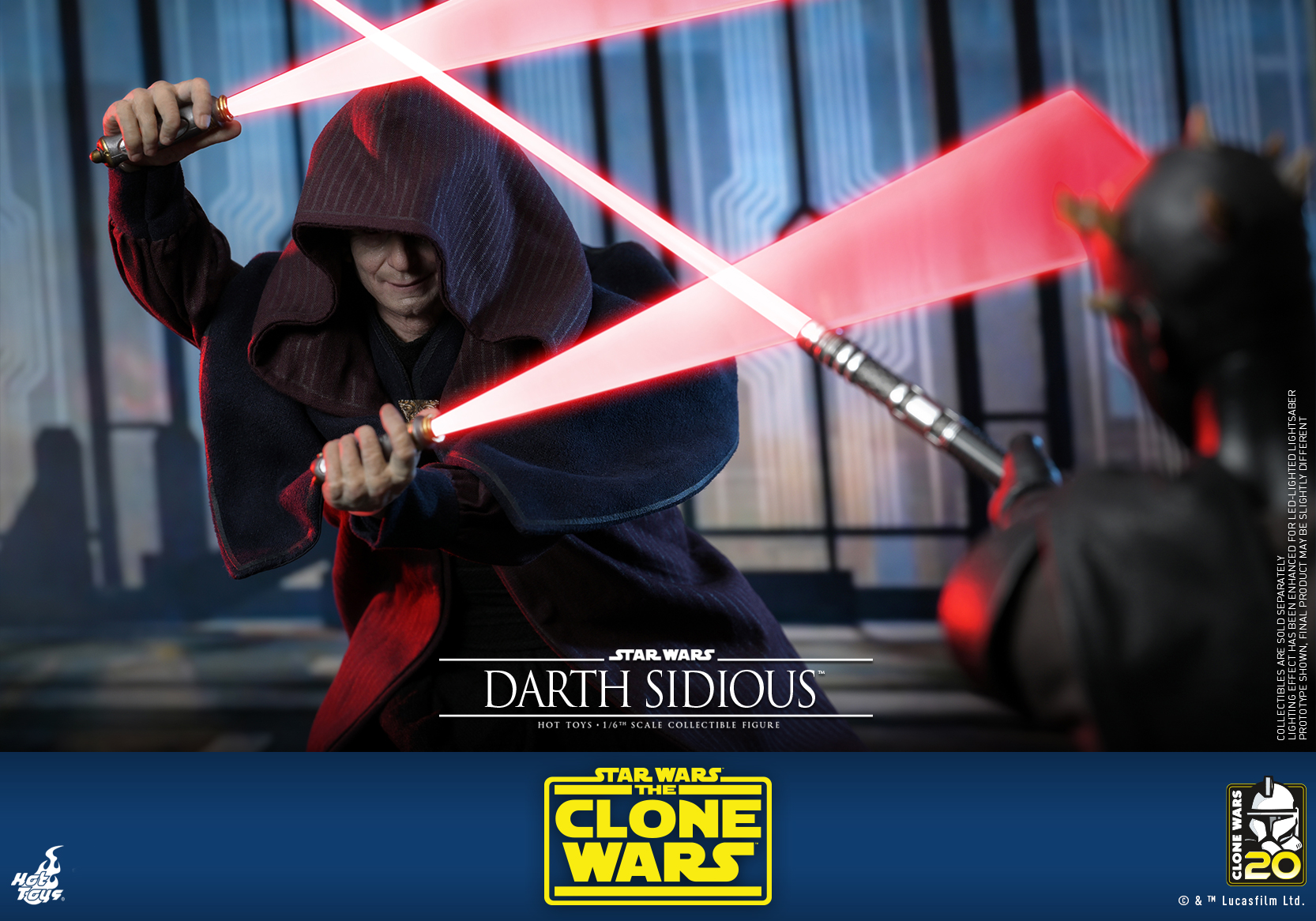 Hot Toys TMS102 1/6 Star Wars: The Clone Wars™ - Darth Sidious™