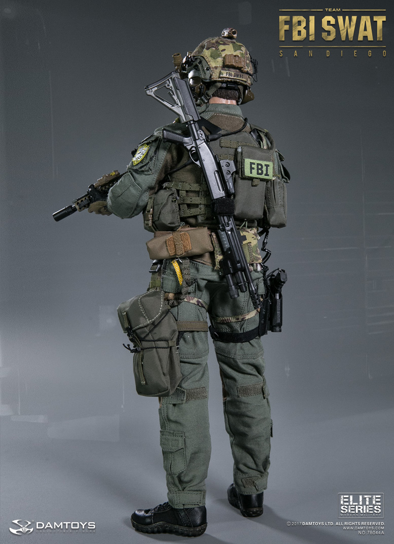DAMTOYS No.78044 FBI SWAT TEAM AGENT - SAN DIEGO