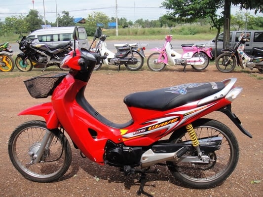 โช๊คหลังเวฟ125 wave125 แกน 10 มิล เลือกสีได้เลย A34