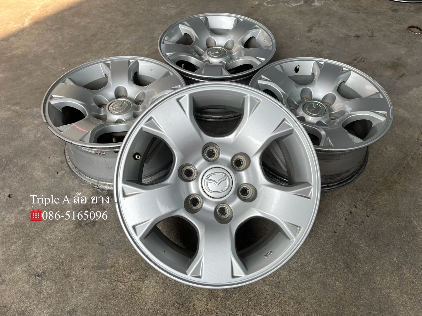 ✨ล้อแม็ก 6รู139✨Mazda BT50 ขอบ 16