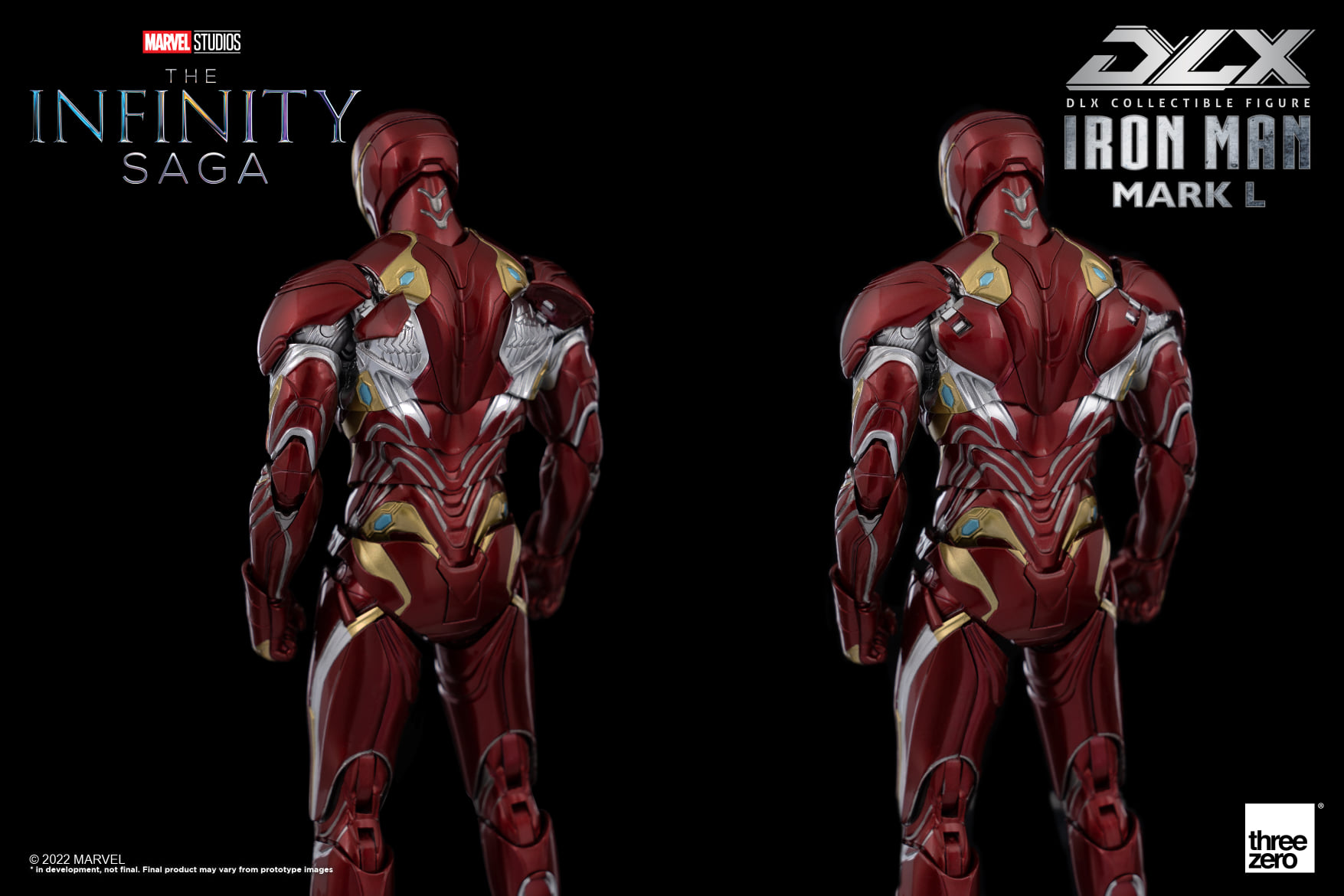 threezero 3Z02490C0 DLX The Infinity Saga - Iron Man Mark L (MK.50)