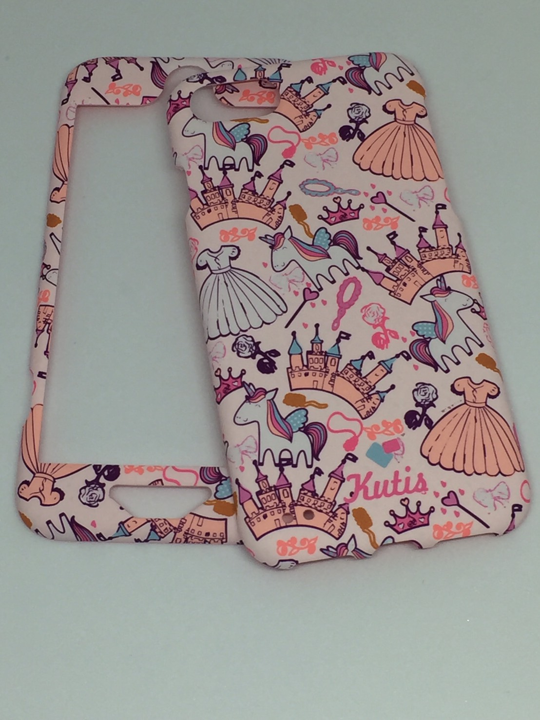 เคสคูทิส (Kutis) ไอโฟน7,8(ลายกระโปรงกับปราสาทสีชมพู)