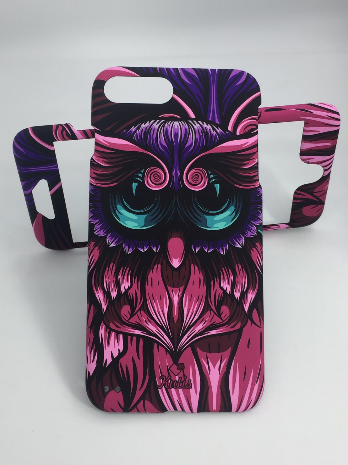 เคสคูทิส(Kutis)เคสไอโฟน7พลัส,8พลัส(ลายนกฮูก)มาใหม่ เคสประกบหน้า-หลัง เคสเรืองแสง เคสลายวินเทจ ร้านSuperhero Klongthom