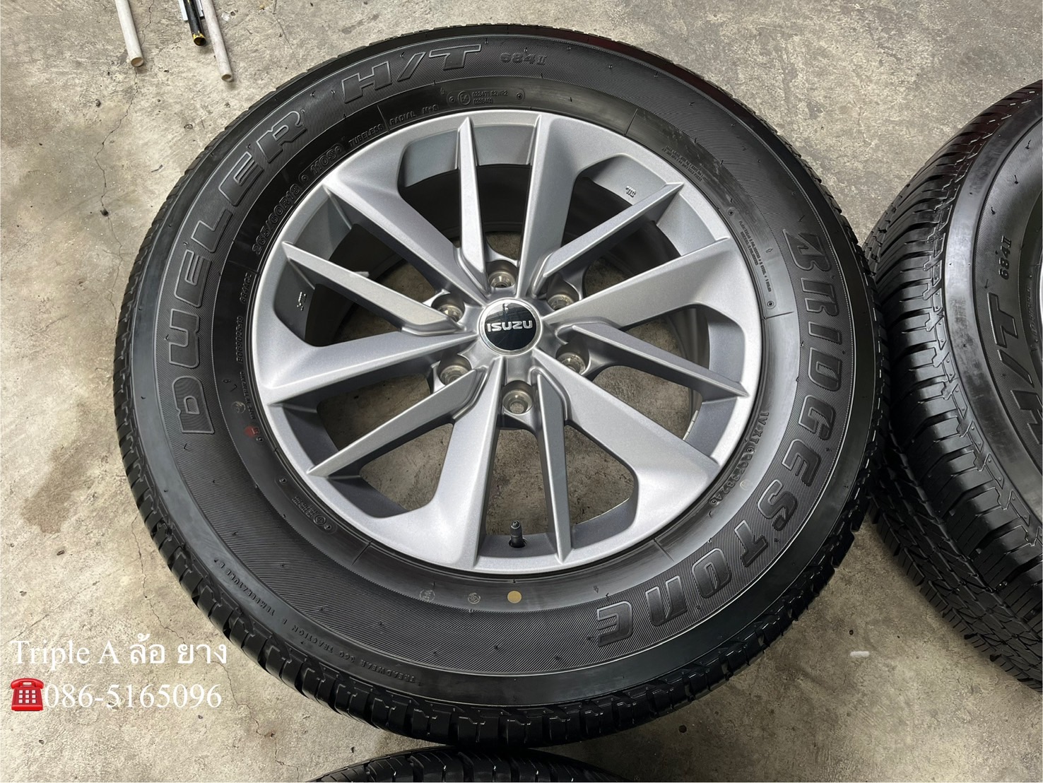 ✨ล้อแม็ก✨ISUZU MU-X 2024 รุ่นใหม่ล่าสุด ขอบ 18 พร้อมยาง 265-60-18 Bridgestone♨️ปลายปี 24♨️