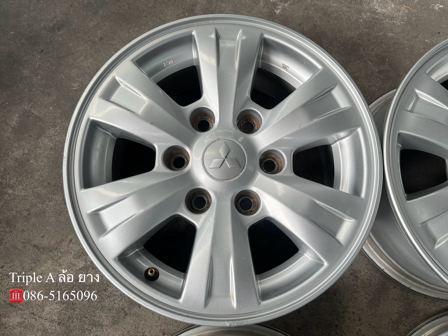 ✨ล้อแม็ก 6รู139✨Mitsu Triton ขอบ 16💖