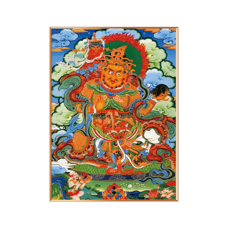 #ภาพวาดทังก้า(Thangka)ภาพวาดทิเบต ทังก้า มันดาลา พุทธศิลป์ชั้นสูง