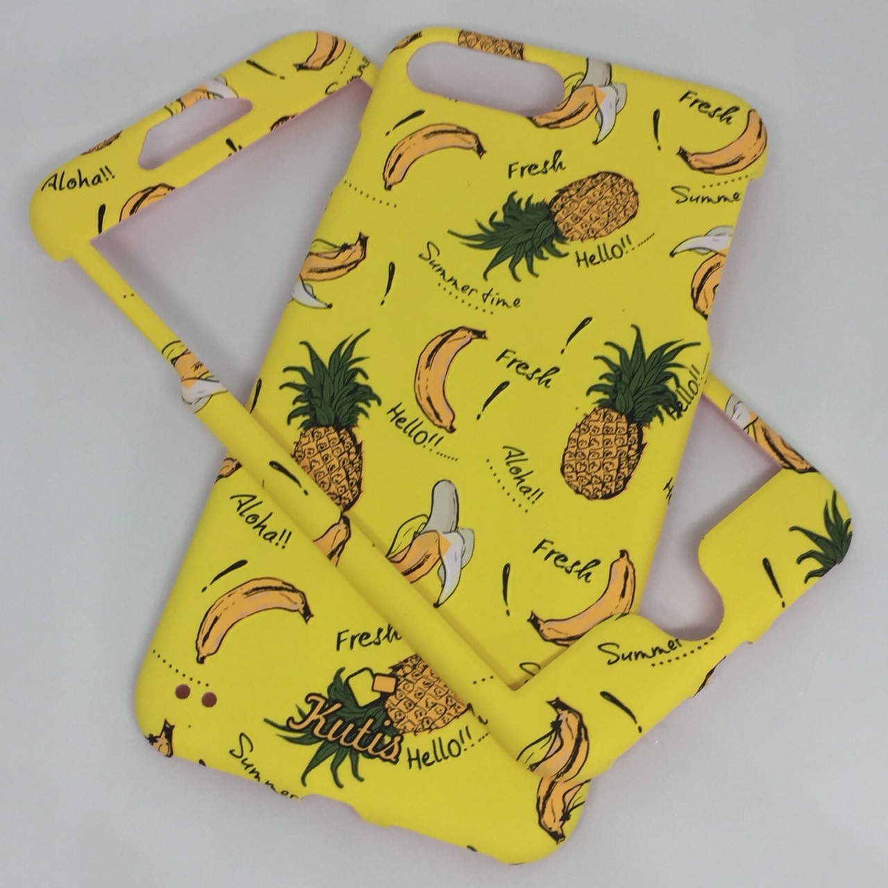 เคสคูทิส (Kutis) ไอโฟน7พลัส,8พลัส(ลายสัปปะรดกับกล้วย)