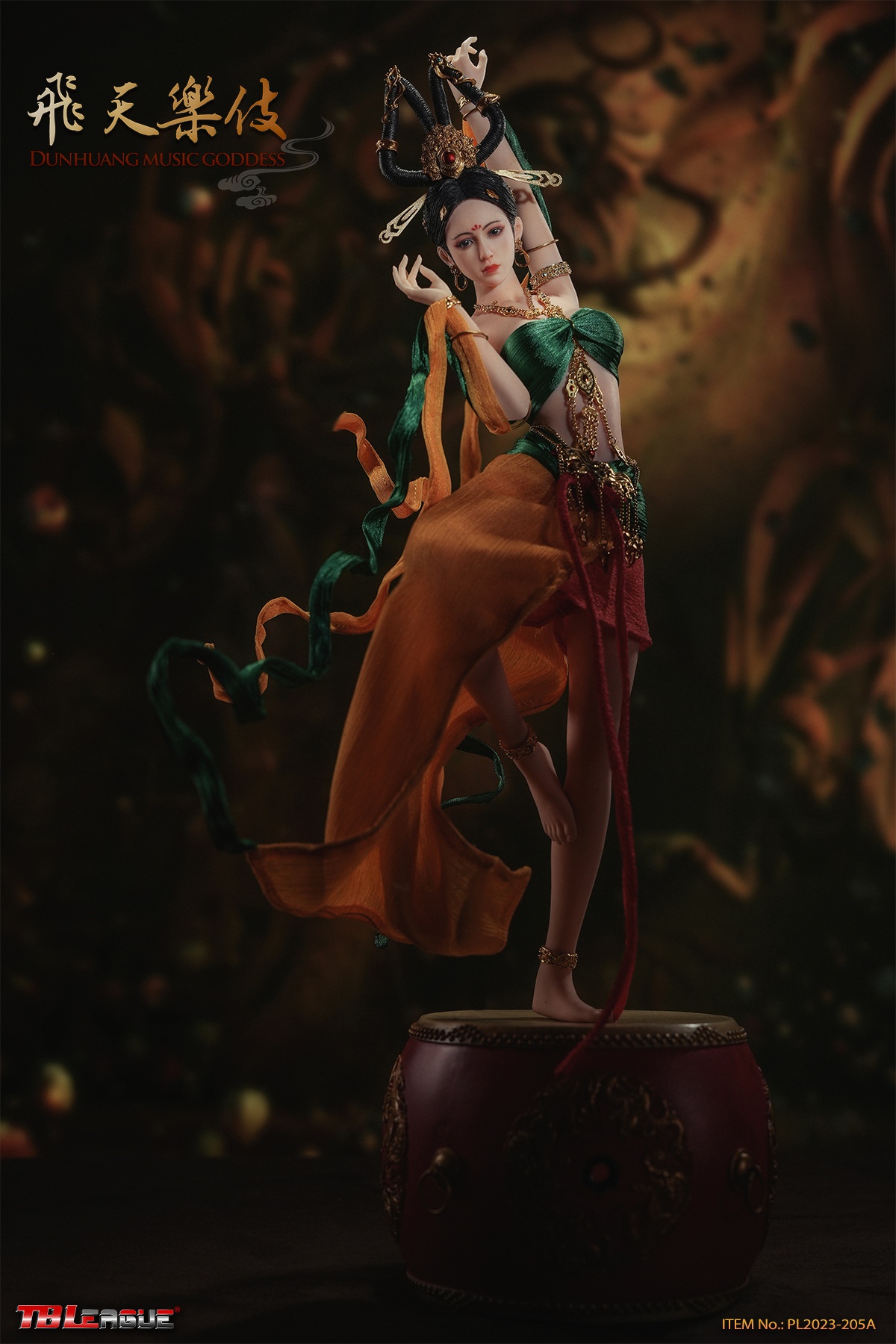 TBLeague PL2023-205A 1/6 Dunhuang Music Goddess (Red)