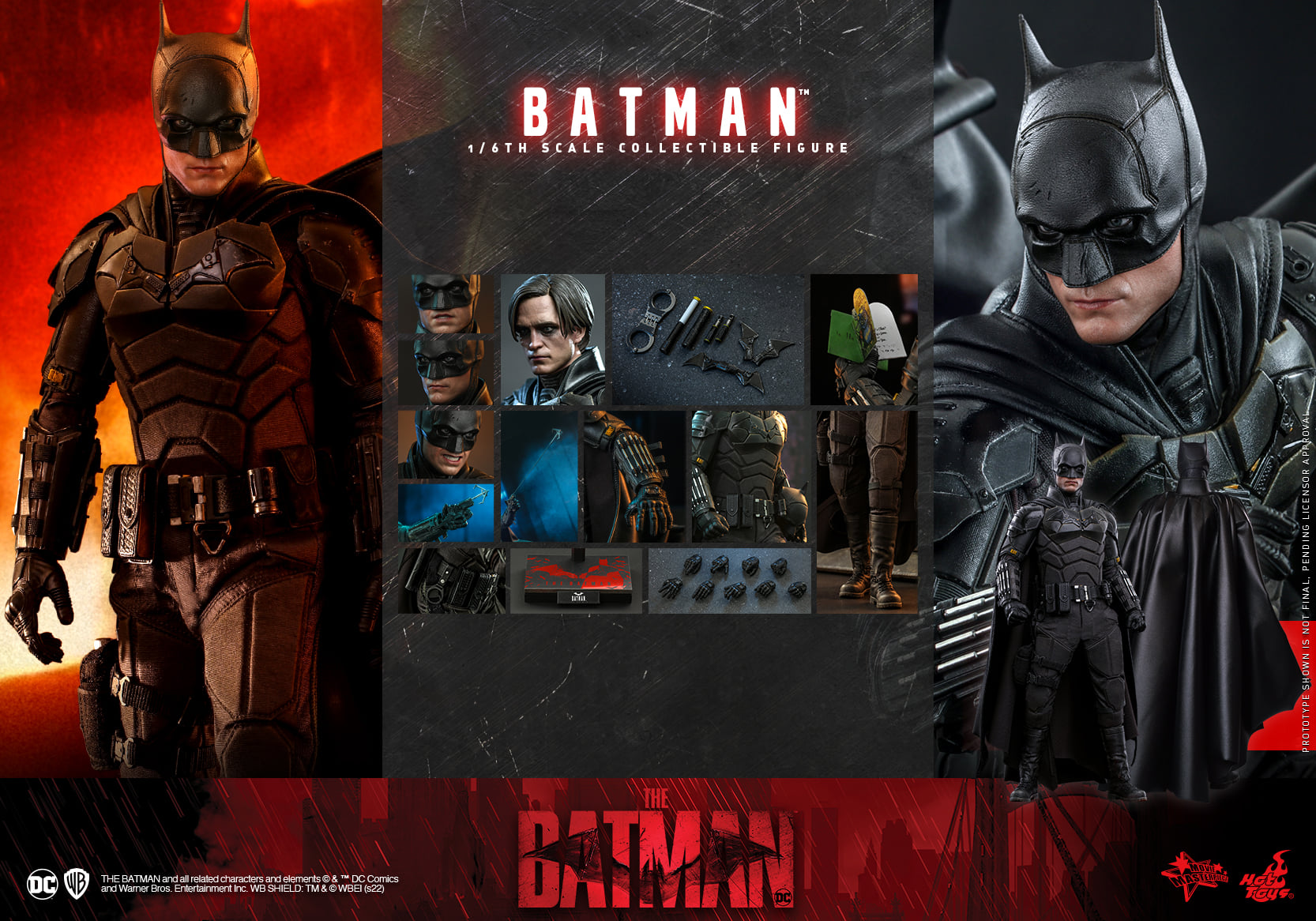 Hot Toys MMS638 1/6 The Batman - Batman