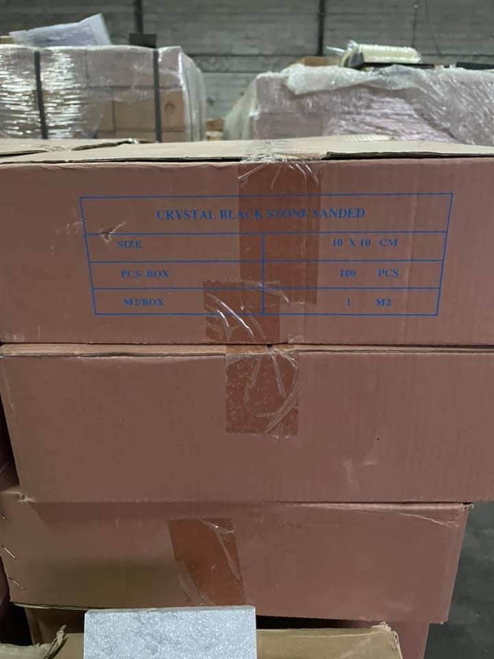 หินธรรมชาติ ตกแต่งบ้าน คริสตัล ดํา เทา เงิน ขาวขุ่น