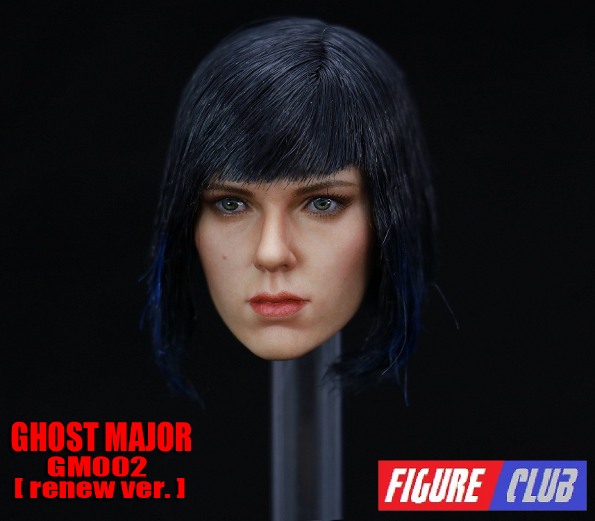 Figure Club GM02 Ghost Major - Ghost in the Shell (renew version) Head Sculpt