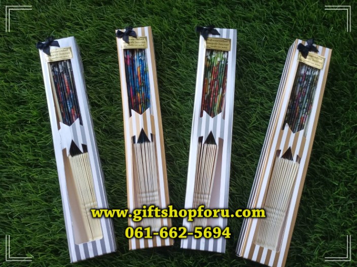 พัดลูกไม้ใส่กล่อง ของชำร่วยงานศพ