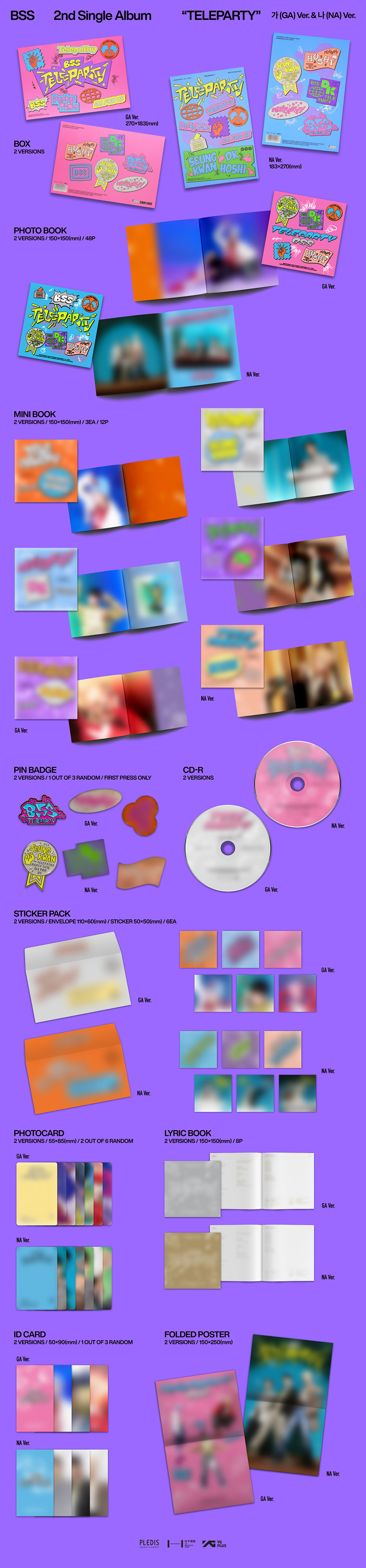 [รับกด+นำเข้าสินค้า] SEVENTEEN BSS 2nd Single Album 'TELEPARTY'