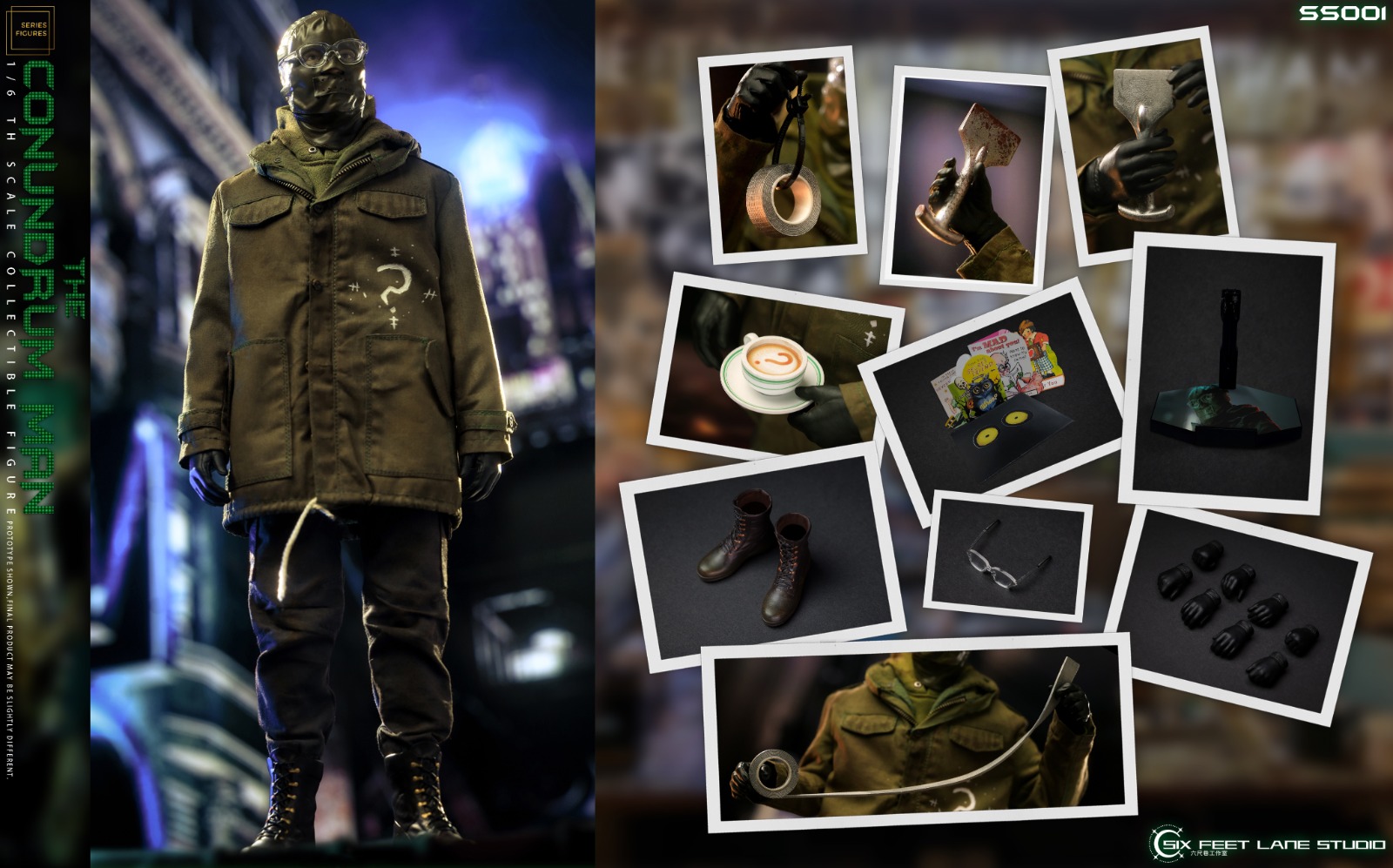 SIX FEET LANE STUDIO SS001 1/6 THE CONUNDRUM MAN